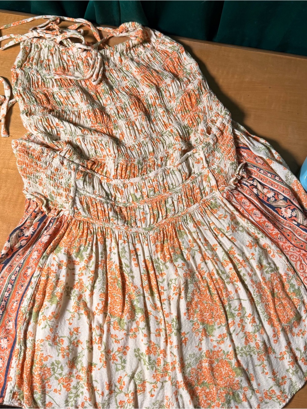 Free People Ruched Romper - Picture 4 of 5